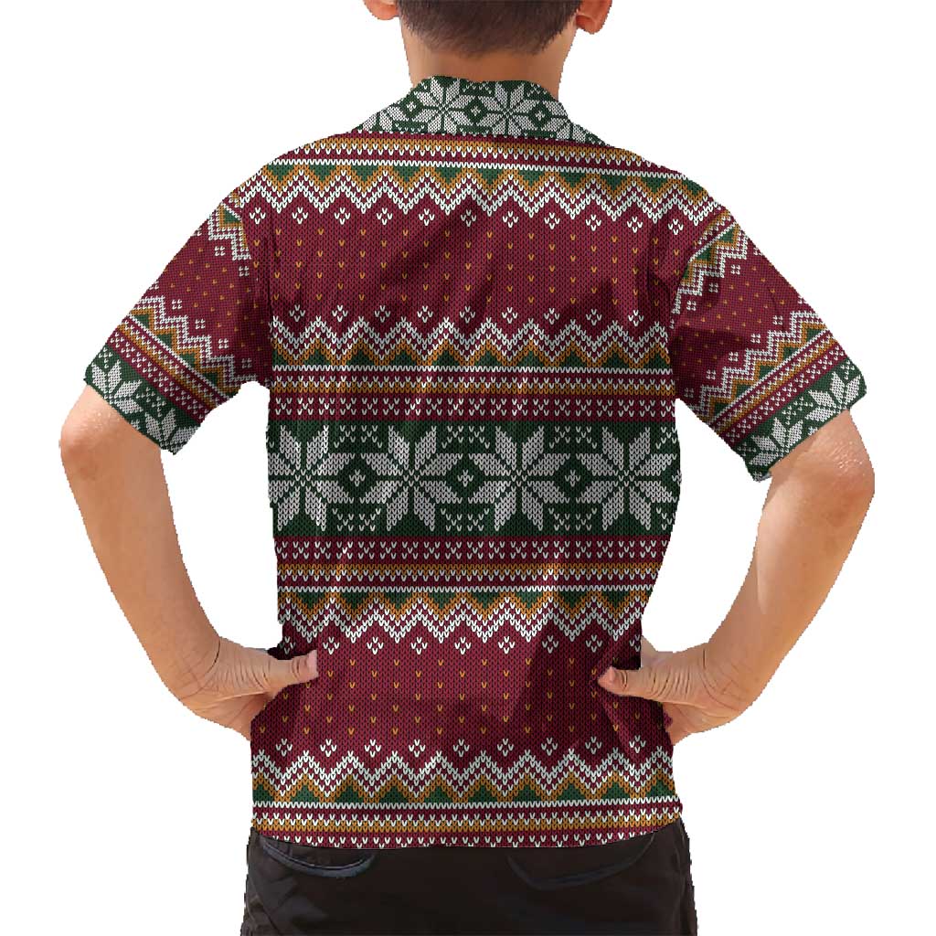 I Rock Jingle Bells Christmas Design Family Matching Puletasi and Hawaiian Shirt Funny Xmas Holiday Patterns - Wonder Print Shop
