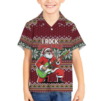 I Rock Jingle Bells Christmas Design Family Matching Puletasi and Hawaiian Shirt Funny Xmas Holiday Patterns - Wonder Print Shop