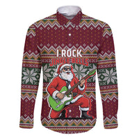 I Rock Jingle Bells Christmas Design Family Matching Short Sleeve Bodycon Dress and Hawaiian Shirt Funny Xmas Holiday Patterns - Wonder Print Shop