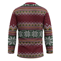 I Rock Jingle Bells Christmas Design Hockey Jersey Funny Xmas Holiday Patterns - Wonder Print Shop