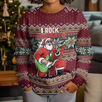 I Rock Jingle Bells Christmas Design Kid Ugly Christmas Sweater Funny Xmas Holiday Patterns - Wonder Print Shop