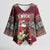 I Rock Jingle Bells Christmas Design Kimono Sleeve Blouse Funny Xmas Holiday Patterns - Wonder Print Shop