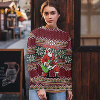 I Rock Jingle Bells Christmas Design Ugly Christmas Sweater Funny Xmas Holiday Patterns - Wonder Print Shop