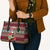 I Rock Jingle Bells Christmas Design Leather Bag Funny Xmas Holiday Patterns - Wonder Print Shop