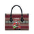 I Rock Jingle Bells Christmas Design Leather Bag Funny Xmas Holiday Patterns - Wonder Print Shop