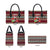 I Rock Jingle Bells Christmas Design Leather Bag Funny Xmas Holiday Patterns - Wonder Print Shop