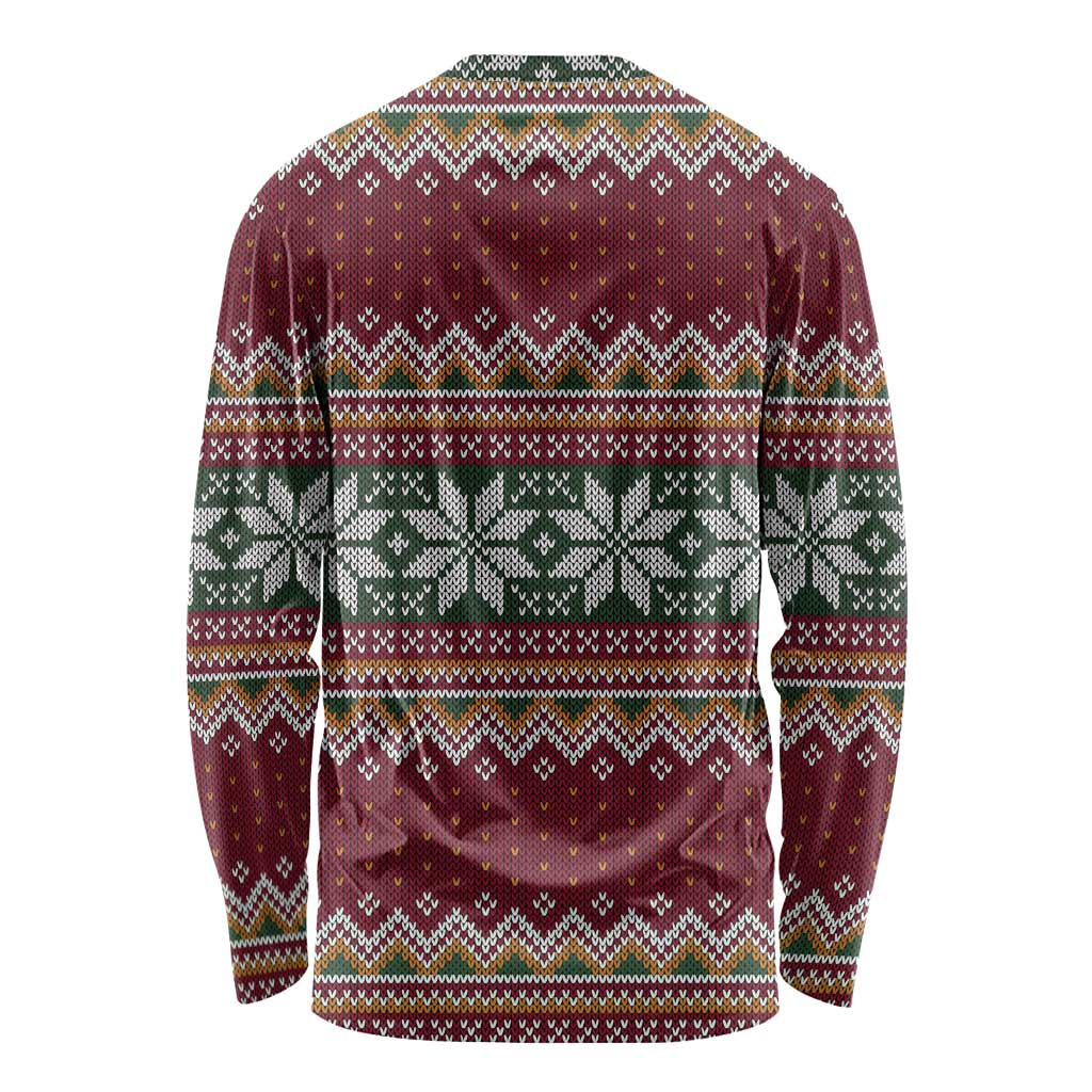 I Rock Jingle Bells Christmas Design Long Sleeve Shirt Funny Xmas Holiday Patterns - Wonder Print Shop