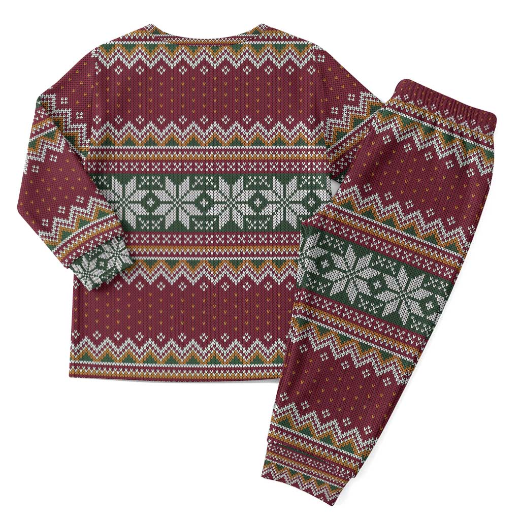 I Rock Jingle Bells Christmas Design Christmas Pajama Set Funny Xmas Holiday Patterns - Wonder Print Shop