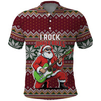 I Rock Jingle Bells Christmas Design Polo Shirt Funny Xmas Holiday Patterns - Wonder Print Shop