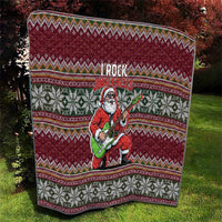I Rock Jingle Bells Christmas Design Quilt Funny Xmas Holiday Patterns - Wonder Print Shop