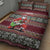 I Rock Jingle Bells Christmas Design Quilt Bed Set Funny Xmas Holiday Patterns - Wonder Print Shop