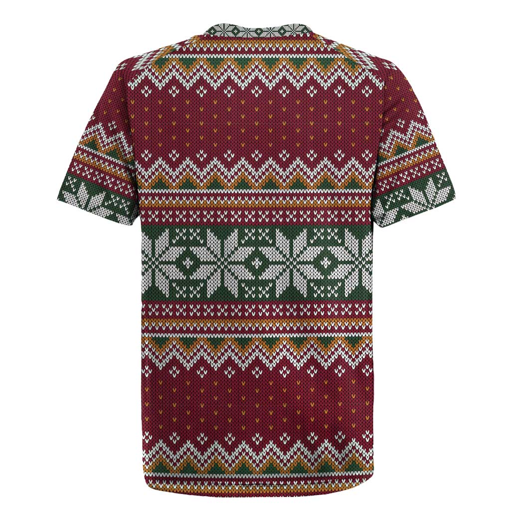 I Rock Jingle Bells Christmas Design Rugby Jersey Funny Xmas Holiday Patterns - Wonder Print Shop