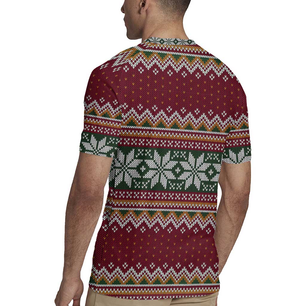 I Rock Jingle Bells Christmas Design Rugby Jersey Funny Xmas Holiday Patterns - Wonder Print Shop