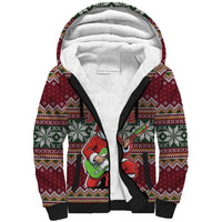 I Rock Jingle Bells Christmas Design Sherpa Hoodie Funny Xmas Holiday Patterns - Wonder Print Shop