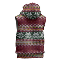 I Rock Jingle Bells Christmas Design Sleeveless Hoodie Funny Xmas Holiday Patterns - Wonder Print Shop