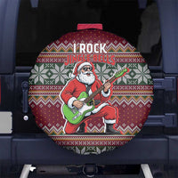 I Rock Jingle Bells Christmas Design Spare Tire Cover Funny Xmas Holiday Patterns - Wonder Print Shop