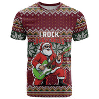 I Rock Jingle Bells Christmas Design T Shirt Funny Xmas Holiday Patterns - Wonder Print Shop