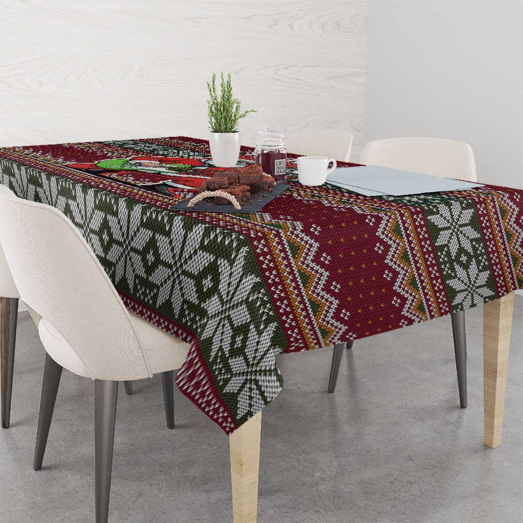 I Rock Jingle Bells Christmas Design Tablecloth Funny Xmas Holiday Patterns - Wonder Print Shop