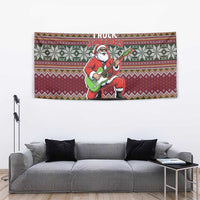 I Rock Jingle Bells Christmas Design Tapestry Funny Xmas Holiday Patterns - Wonder Print Shop