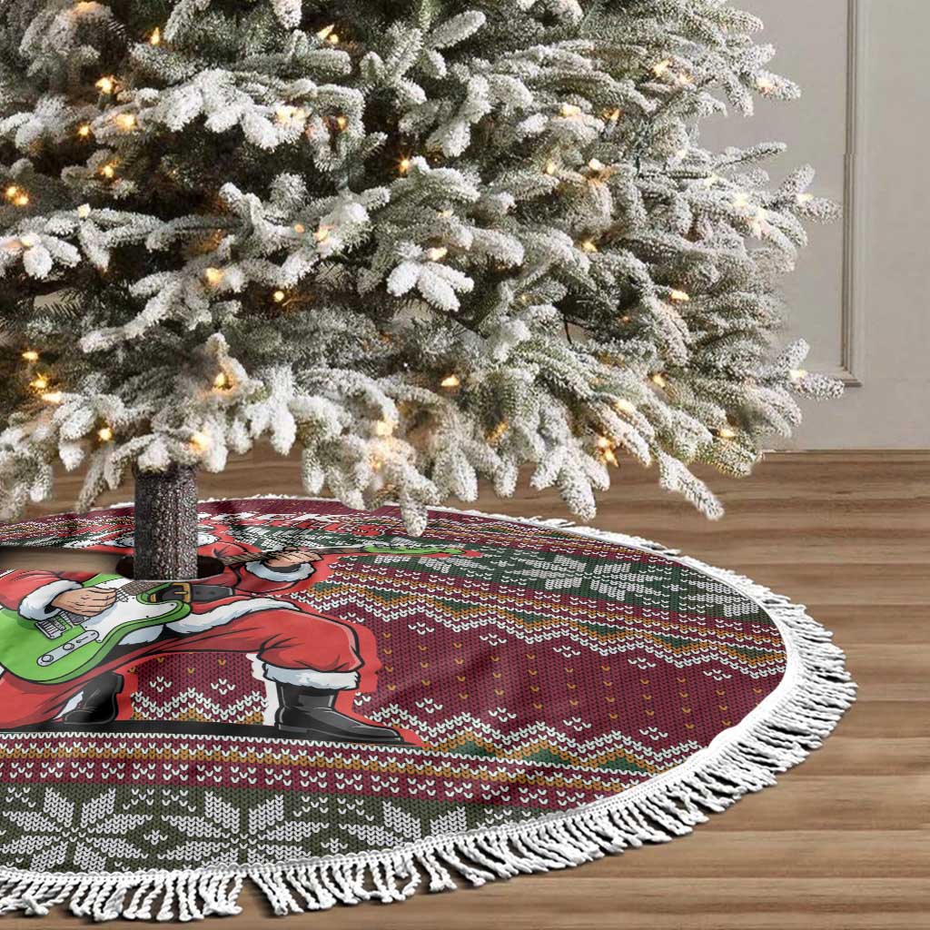 I Rock Jingle Bells Christmas Design Tree Skirt Funny Xmas Holiday Patterns - Wonder Print Shop