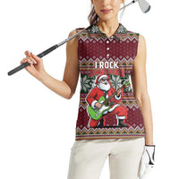 I Rock Jingle Bells Christmas Design Women Sleeveless Polo Shirt Funny Xmas Holiday Patterns - Wonder Print Shop