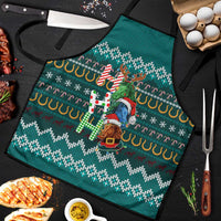 Horse Ho Ho Ho Christmas Design Apron Funny Xmas Holiday Patterns - Wonder Print Shop