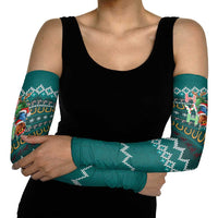 Horse Ho Ho Ho Christmas Design Arm Sleeves Funny Xmas Holiday Patterns - Wonder Print Shop