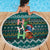 Horse Ho Ho Ho Christmas Design Beach Blanket Funny Xmas Holiday Patterns - Wonder Print Shop