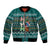 Horse Ho Ho Ho Christmas Design Bomber Jacket Funny Xmas Holiday Patterns - Wonder Print Shop