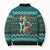 Horse Ho Ho Ho Christmas Design Bomber Puffer Jacket Funny Xmas Holiday Patterns - Wonder Print Shop