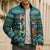 Horse Ho Ho Ho Christmas Design Bomber Puffer Jacket Funny Xmas Holiday Patterns - Wonder Print Shop