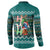 Horse Ho Ho Ho Christmas Design Button Sweatshirt Funny Xmas Holiday Patterns - Wonder Print Shop