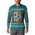 Horse Ho Ho Ho Christmas Design Button Sweatshirt Funny Xmas Holiday Patterns - Wonder Print Shop