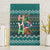 Horse Ho Ho Ho Christmas Design Canvas Wall Art Funny Xmas Holiday Patterns - Wonder Print Shop