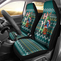 Horse Ho Ho Ho Christmas Design Car Seat Cover Funny Xmas Holiday Patterns - Wonder Print Shop