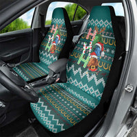 Horse Ho Ho Ho Christmas Design Car Seat Cover Funny Xmas Holiday Patterns - Wonder Print Shop