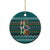 Horse Ho Ho Ho Christmas Design Ceramic Ornament Funny Xmas Holiday Patterns - Wonder Print Shop