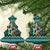 Horse Ho Ho Ho Christmas Design Ceramic Ornament Funny Xmas Holiday Patterns - Wonder Print Shop