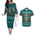 Horse Ho Ho Ho Christmas Design Couples Matching Off The Shoulder Long Sleeve Dress and Hawaiian Shirt Funny Xmas Holiday Patterns - Wonder Print Shop