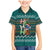 Horse Ho Ho Ho Christmas Design Family Matching Mermaid Dress and Hawaiian Shirt Funny Xmas Holiday Patterns - Wonder Print Shop