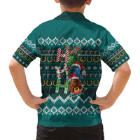Horse Ho Ho Ho Christmas Design Family Matching Tank Maxi Dress and Hawaiian Shirt Funny Xmas Holiday Patterns - Wonder Print Shop