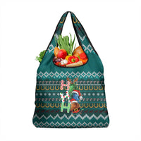 Horse Ho Ho Ho Christmas Design Grocery Bag Funny Xmas Holiday Patterns - Wonder Print Shop