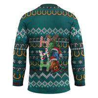 Horse Ho Ho Ho Christmas Design Hockey Jersey Funny Xmas Holiday Patterns - Wonder Print Shop