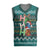 Horse Ho Ho Ho Christmas Design Christmas Knitted V-Neck Vest Funny Xmas Holiday Patterns - Wonder Print Shop