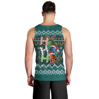 Horse Ho Ho Ho Christmas Design Men Tank Top Funny Xmas Holiday Patterns - Wonder Print Shop