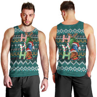 Horse Ho Ho Ho Christmas Design Men Tank Top Funny Xmas Holiday Patterns - Wonder Print Shop