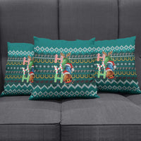 Horse Ho Ho Ho Christmas Design Pillow Cover Funny Xmas Holiday Patterns - Wonder Print Shop