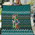 Horse Ho Ho Ho Christmas Design Quilt Funny Xmas Holiday Patterns - Wonder Print Shop