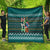 Horse Ho Ho Ho Christmas Design Quilt Funny Xmas Holiday Patterns - Wonder Print Shop