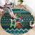 Horse Ho Ho Ho Christmas Design Round Carpet Funny Xmas Holiday Patterns - Wonder Print Shop